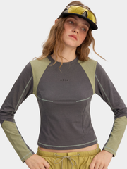 Shadowpines - Women's Cooling Quick-Dry Lightweight Colorblock Top