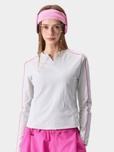 Thalon - Women's Moisture-Wicking Quick-Dry V-Neck Long Sleeve