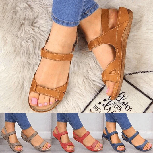 ð¥LAST DAY 49% OFF -Premium Faux Leather Women Sandals
