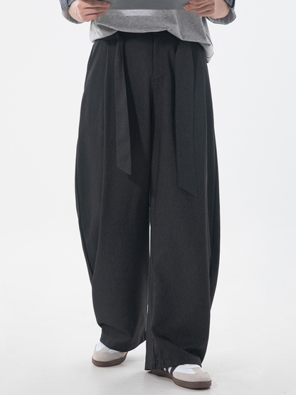 Slowtrail - Men's Faux Denim CleanFit Curved Pants