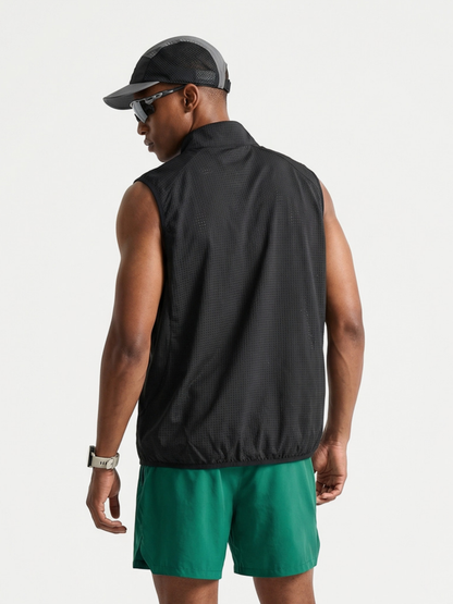 FoxCliff - Lightweight Perforated Mesh Breathable Zip Vest