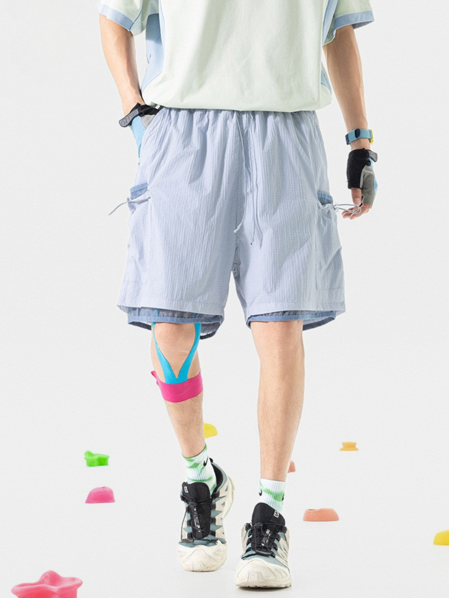 BaseNet - Men's Water-Repellent Breathable Quick-Dry Shorts