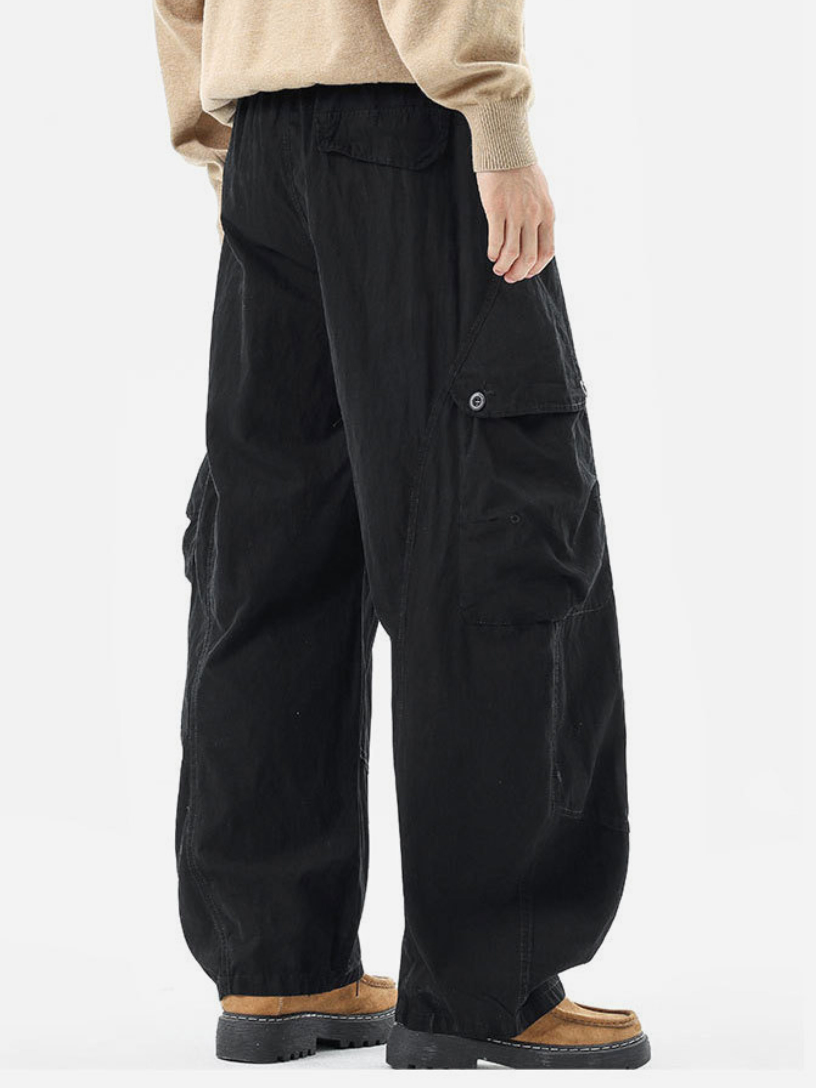 Aegeax - Men's Multi-Pocket Cotton Blend Utility Cargo Pants