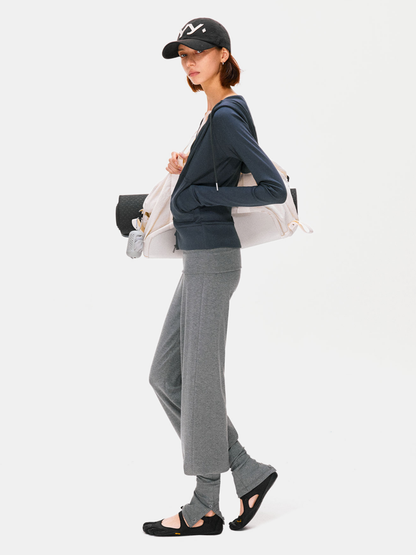 Hallowbrook - Women's Detachable Sock-Cuff Convertible Sweatpants