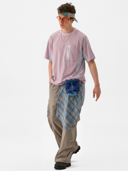 LightFlare - Colorblock Mesh Breathable Quick-Dry T-Shirt