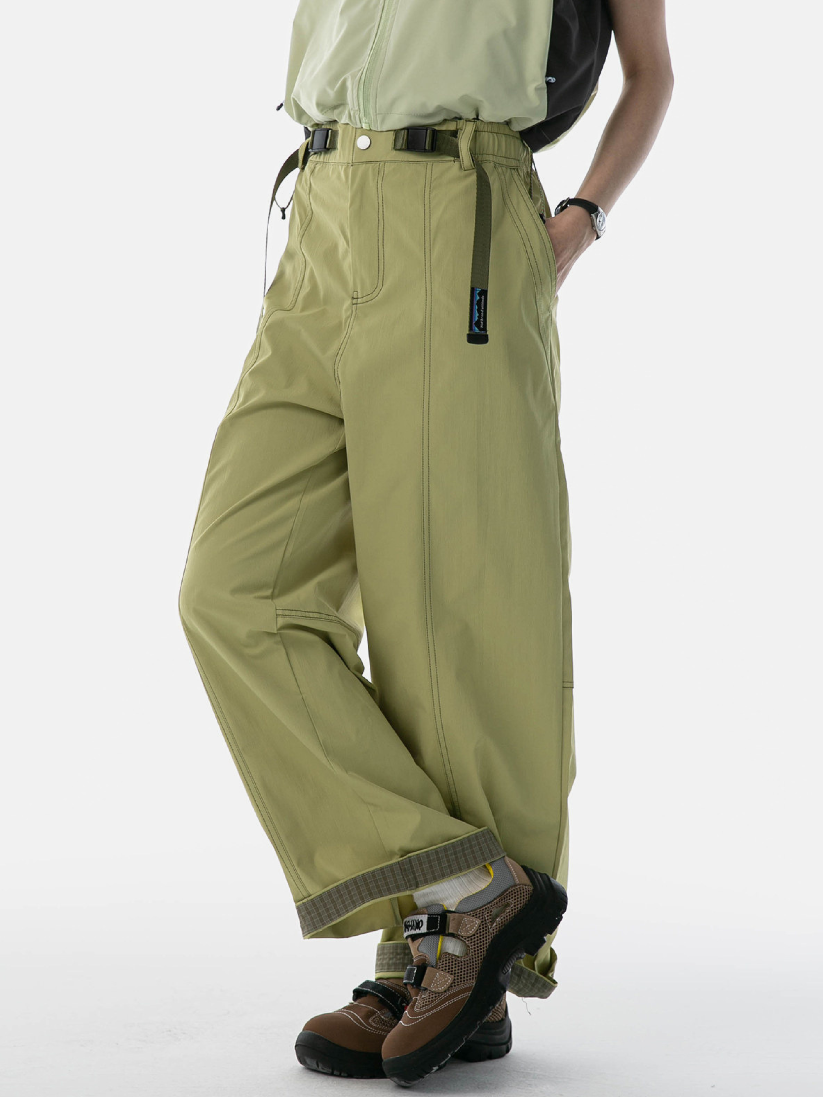 Vellax - Women's Water-Repellent Straight-Leg Utility Pants