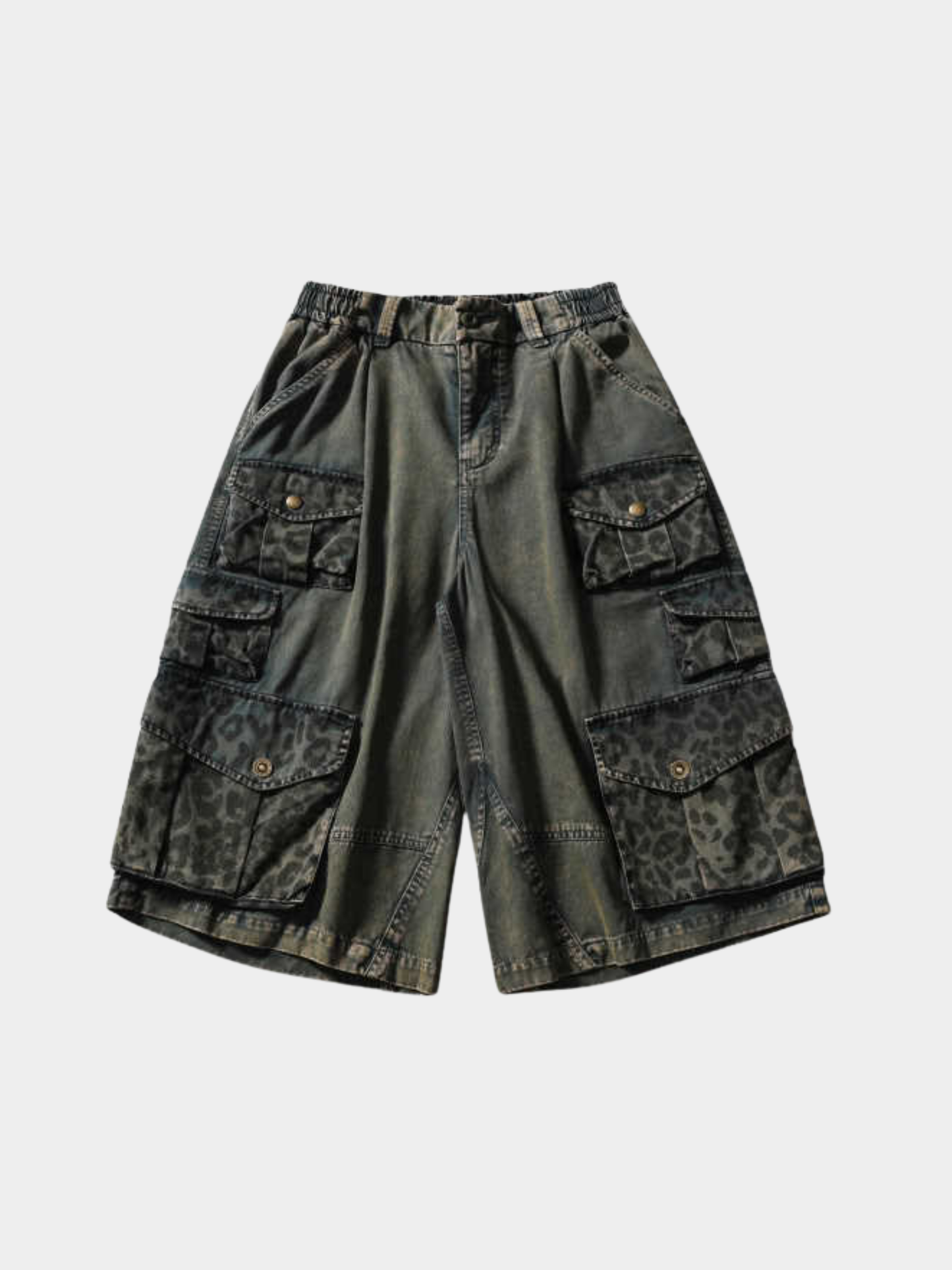 CampStick - Washed Solid Utility Cropped Pants