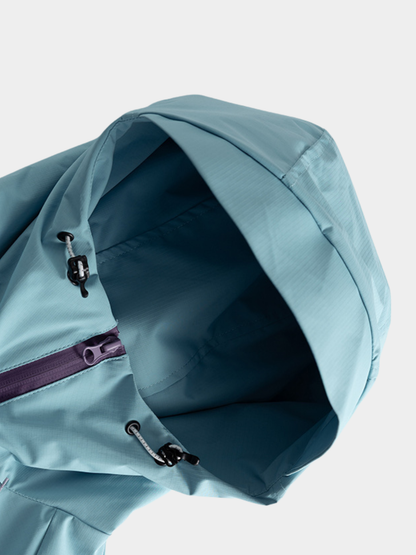 AlpineClimb - Women's Water-Repellent Cropped Hooded Shell Jacket