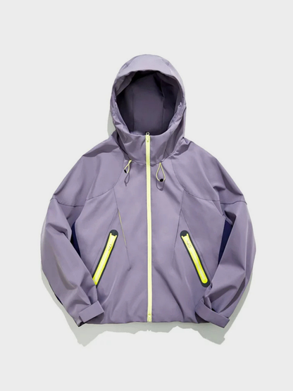 Ashrun - Unisex 8000mm Waterproof Reflective Shell Jacket