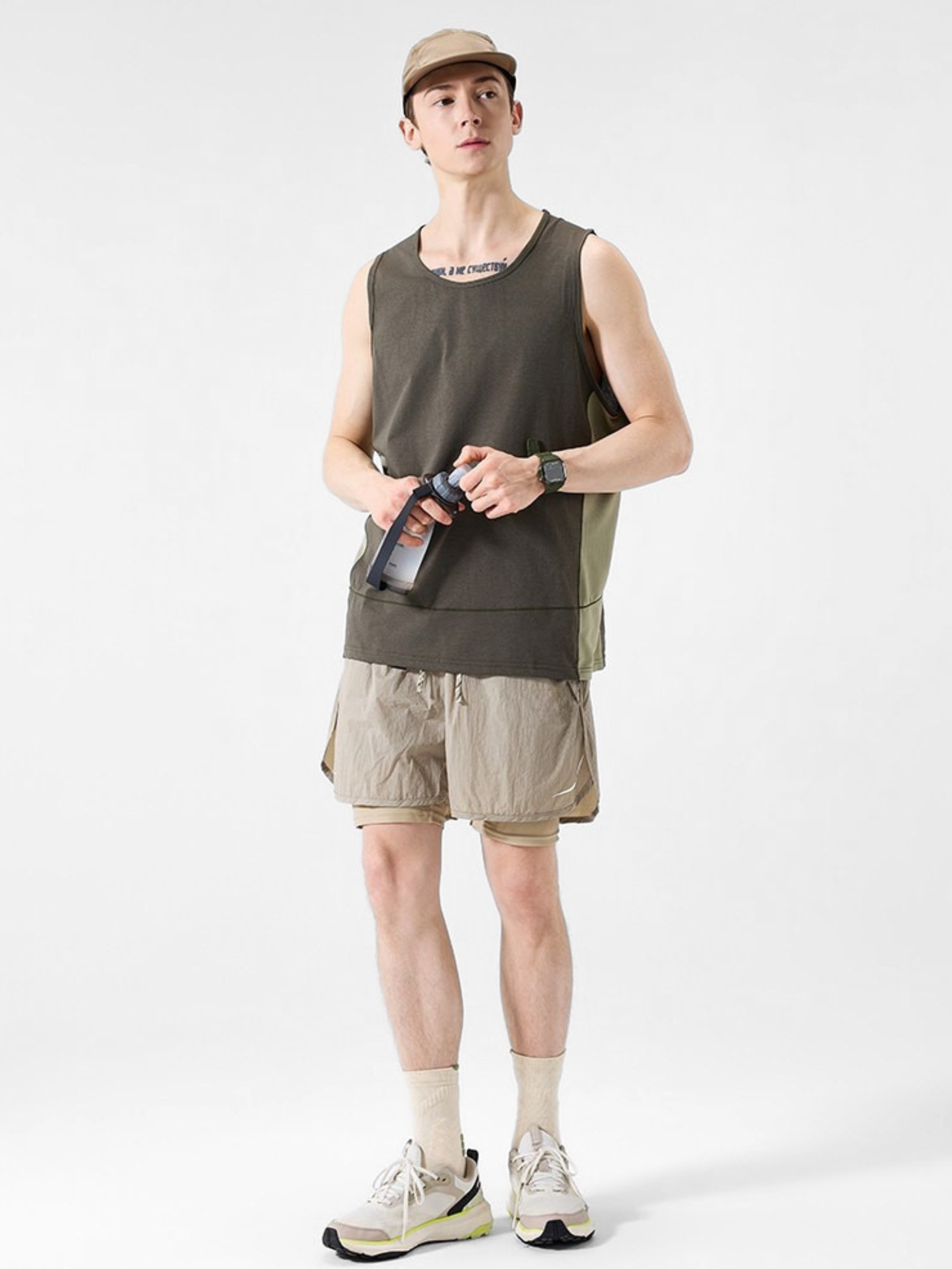 TrailSit - Unisex Quick-Dry 2-in-1 Active Shorts