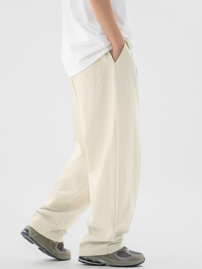 AlpineHike - Men's Washed Cotton Relaxed Fit Pants