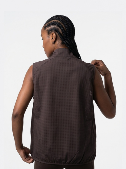FoxCliff - Lightweight Perforated Mesh Breathable Zip Vest