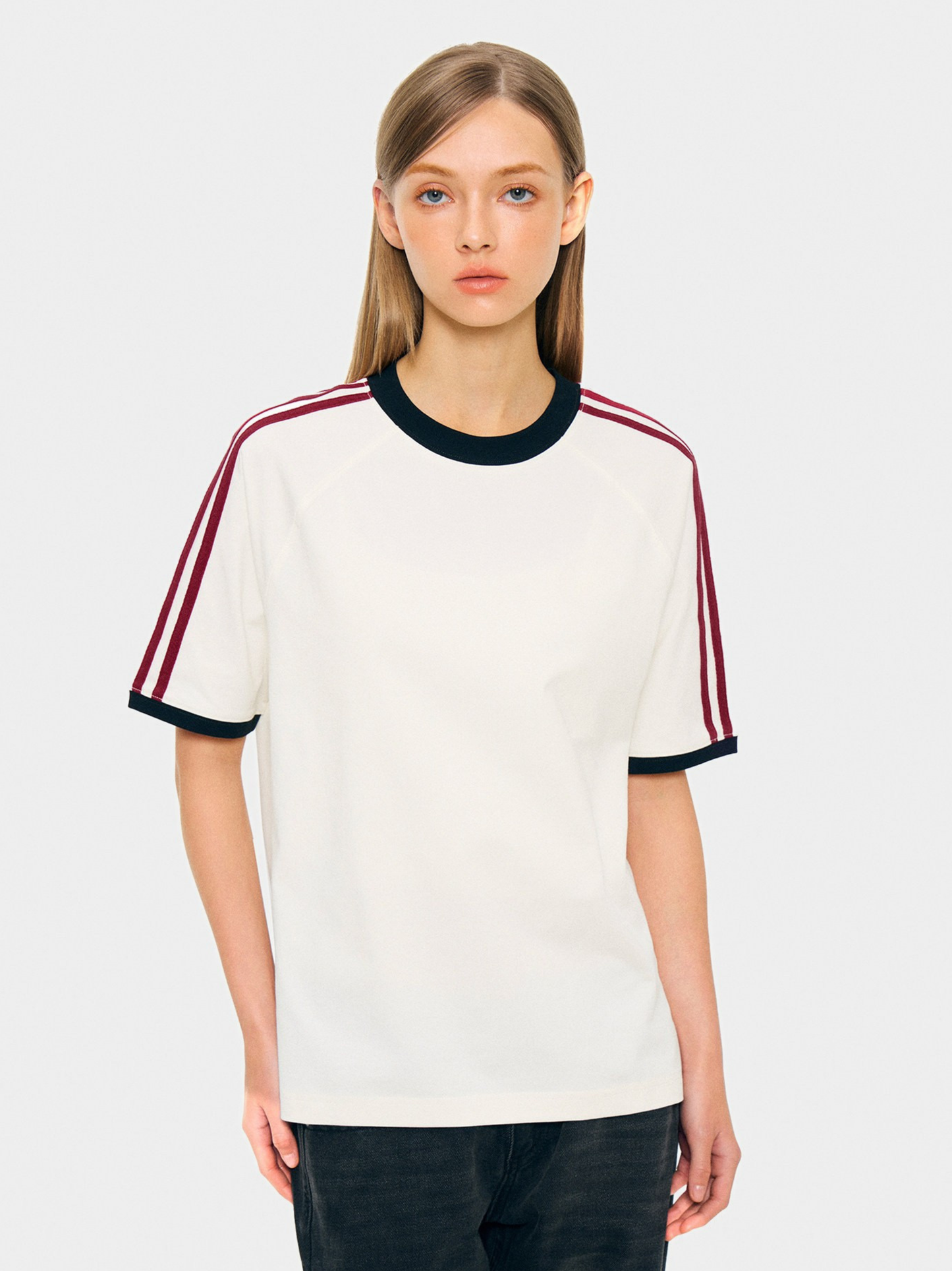 Dusttrail - Colorblock Cooling Striped Quick-Dry T-Shirt