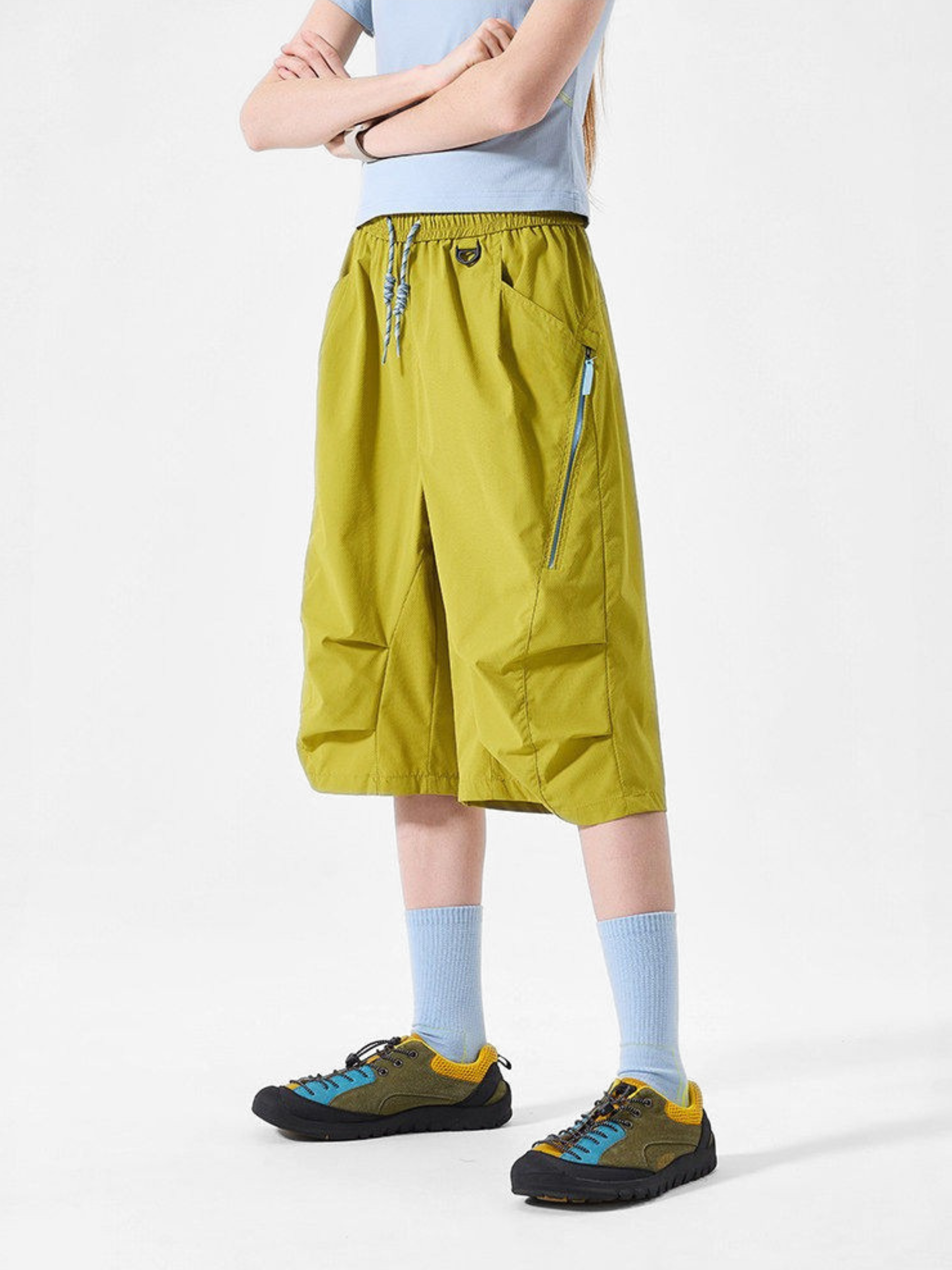 DewDash - Water-Repellent Wrinkle Utility Shell Shorts