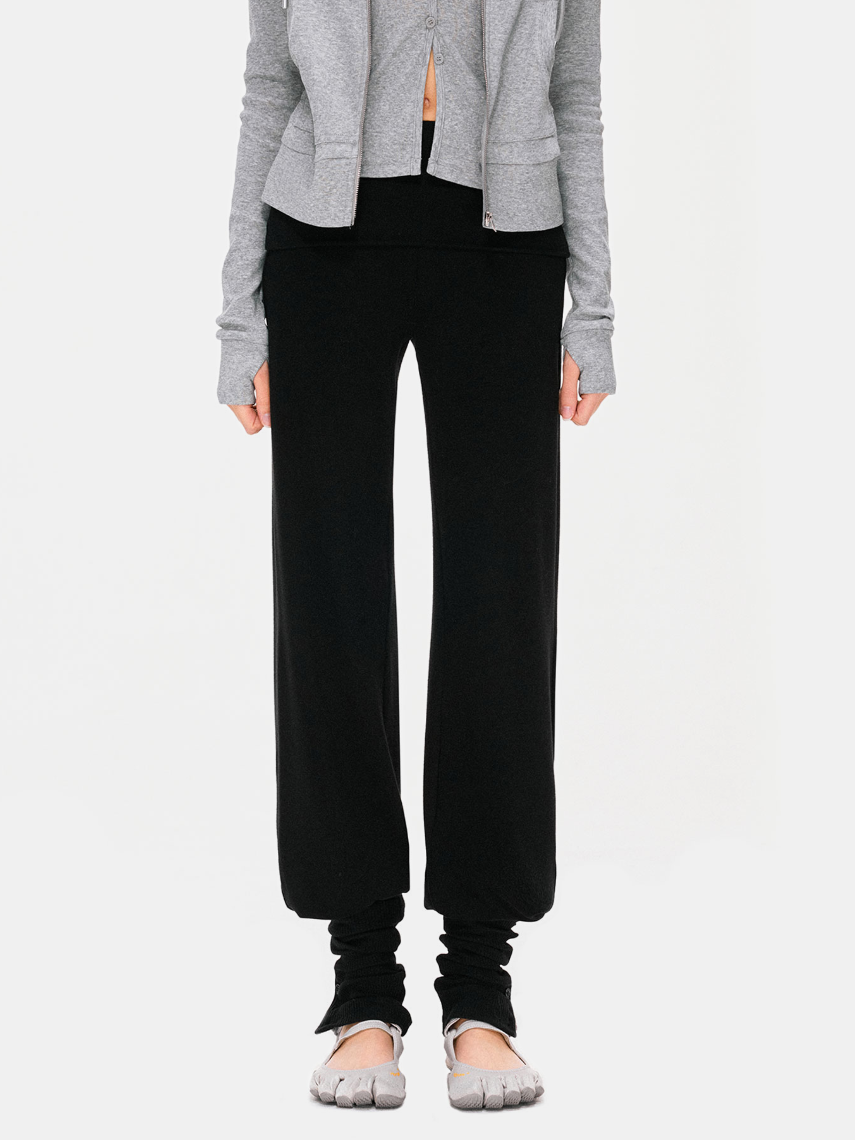 Hallowbrook - Women's Detachable Sock-Cuff Convertible Sweatpants