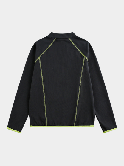 Forestway - Men's Quick-Dry Deconstructed Stitch Half-Zip Sweatshirt