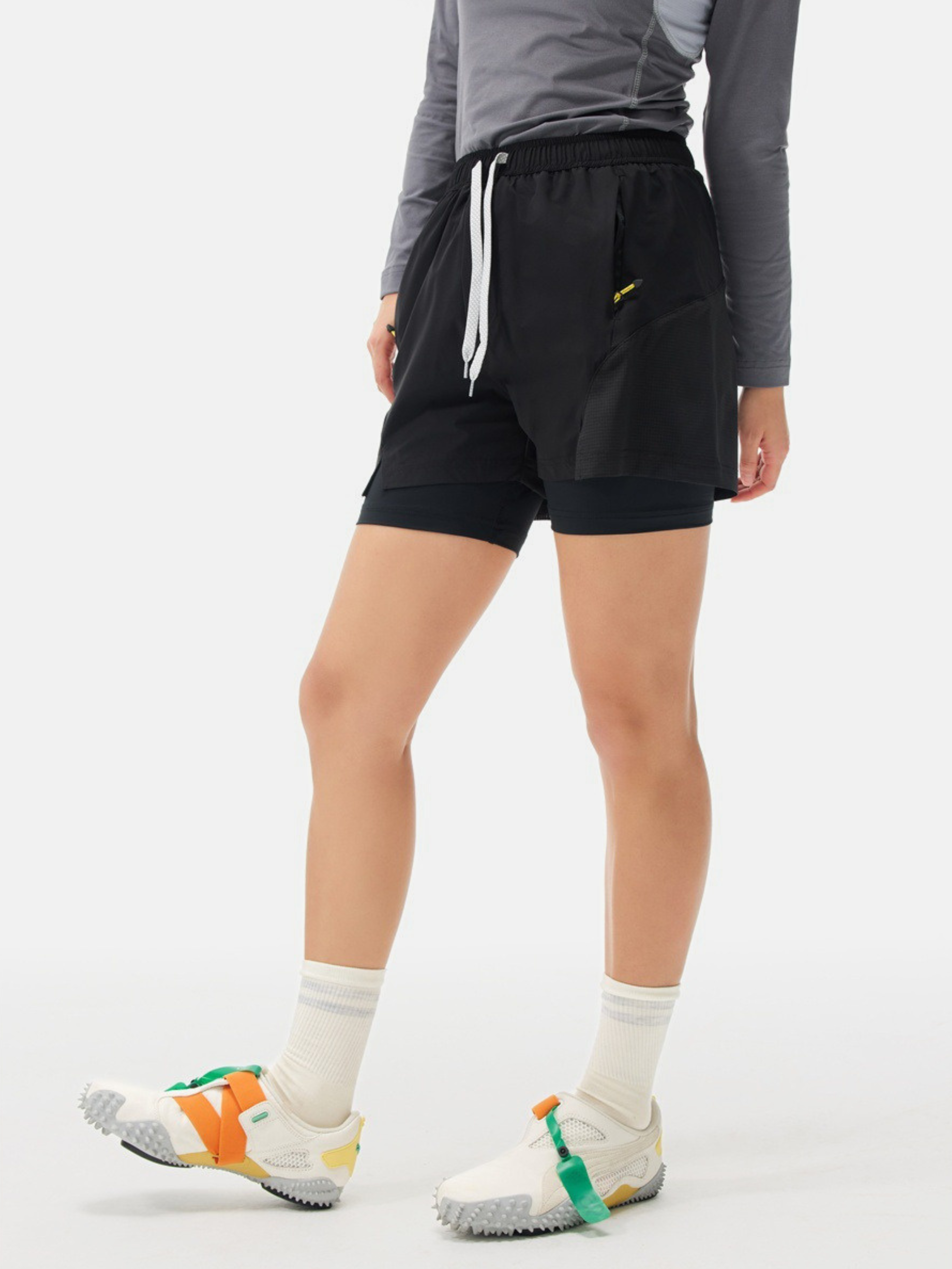 AlpGear - Unisex Quick-Dry 2-in-1 Anti-Exposure Athletic Shorts