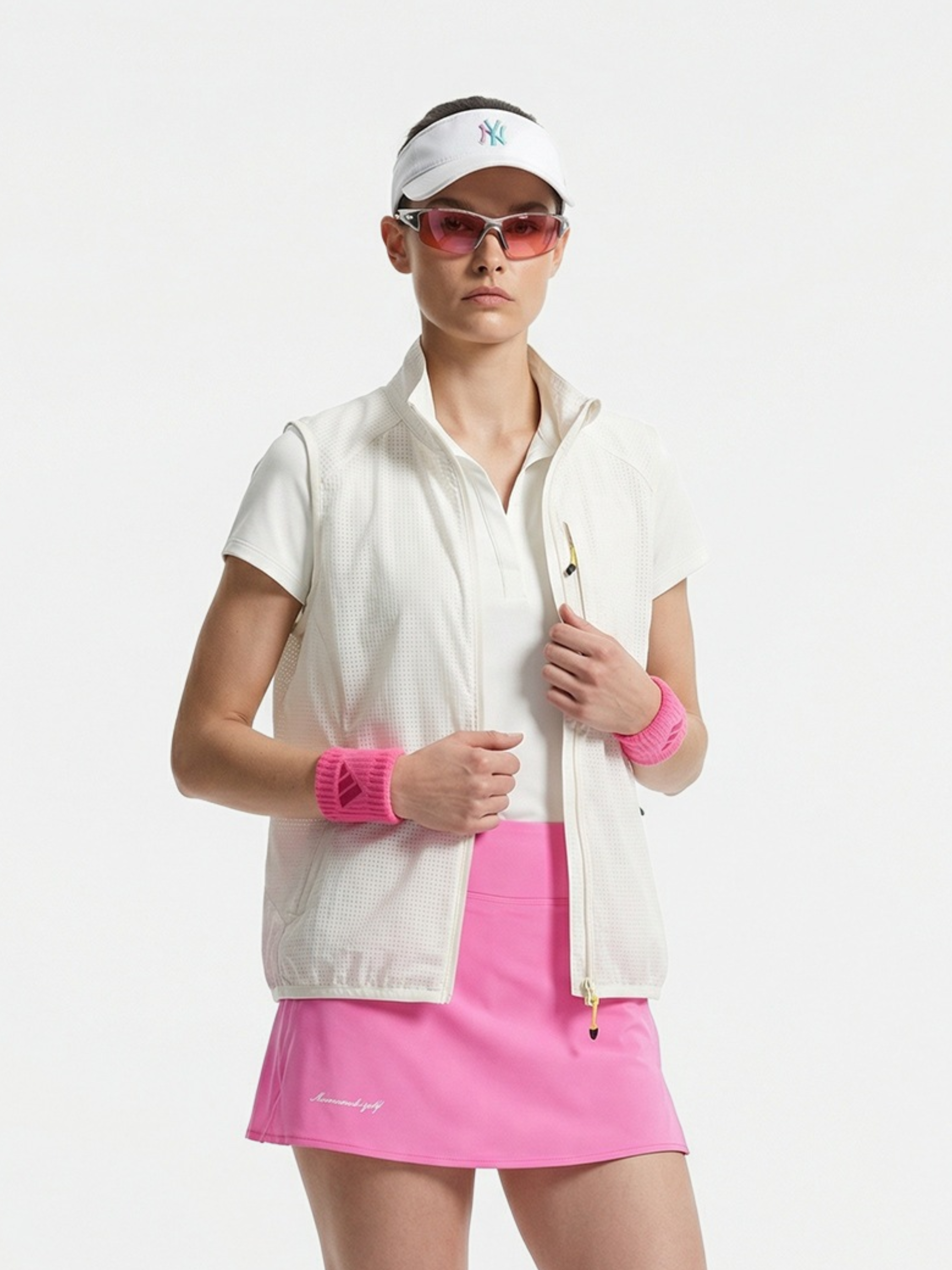 FoxCliff - Unisex Lightweight Perforated Mesh Breathable Zip Vest