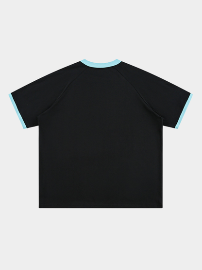 Dusttrail - Colorblock Cooling Striped Quick-Dry T-Shirt