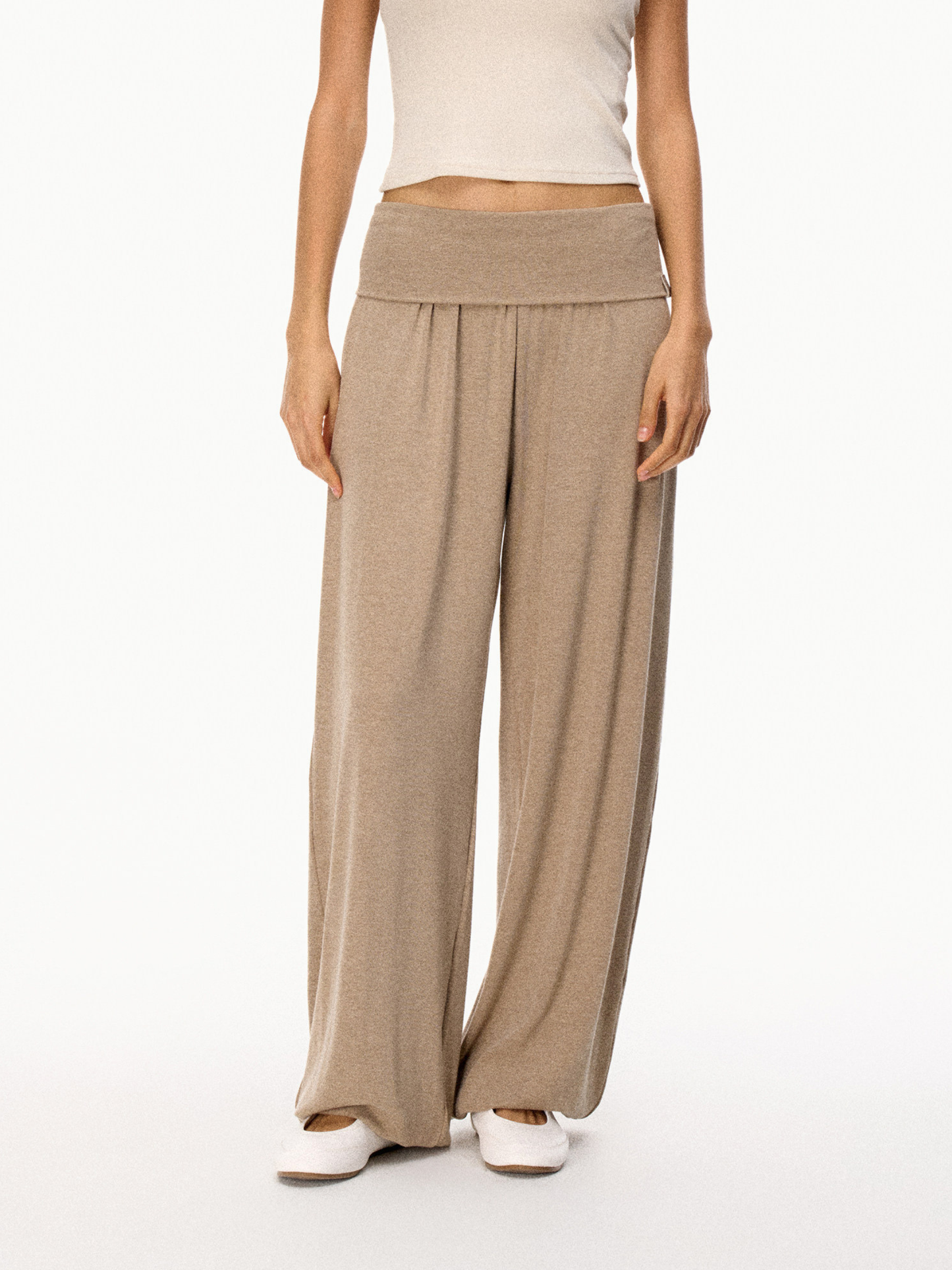 SilkTouch - Women's Contrast Balloon Sleeve Cropped Knit Set