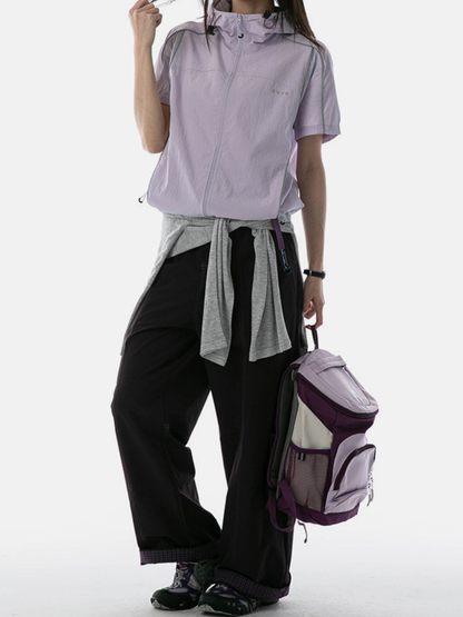 Vellax - Women's Water-Repellent Straight-Leg Utility Pants