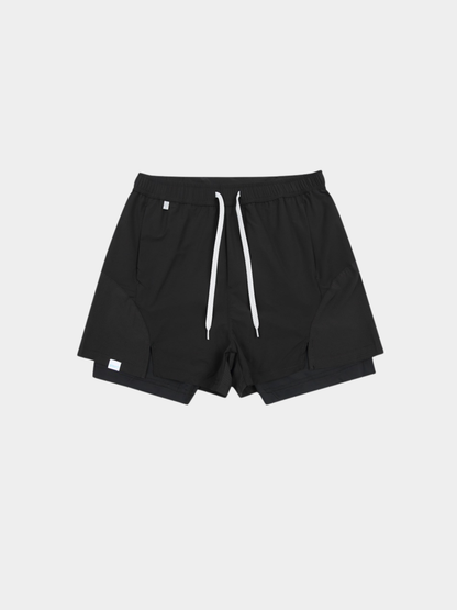 AlpGear - Unisex Quick-Dry 2-in-1 Anti-Exposure Athletic Shorts