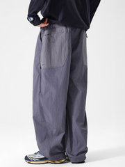 OwlRush - Unisex Water-Repellent Quick-Dry Contrast Paratrooper Pants