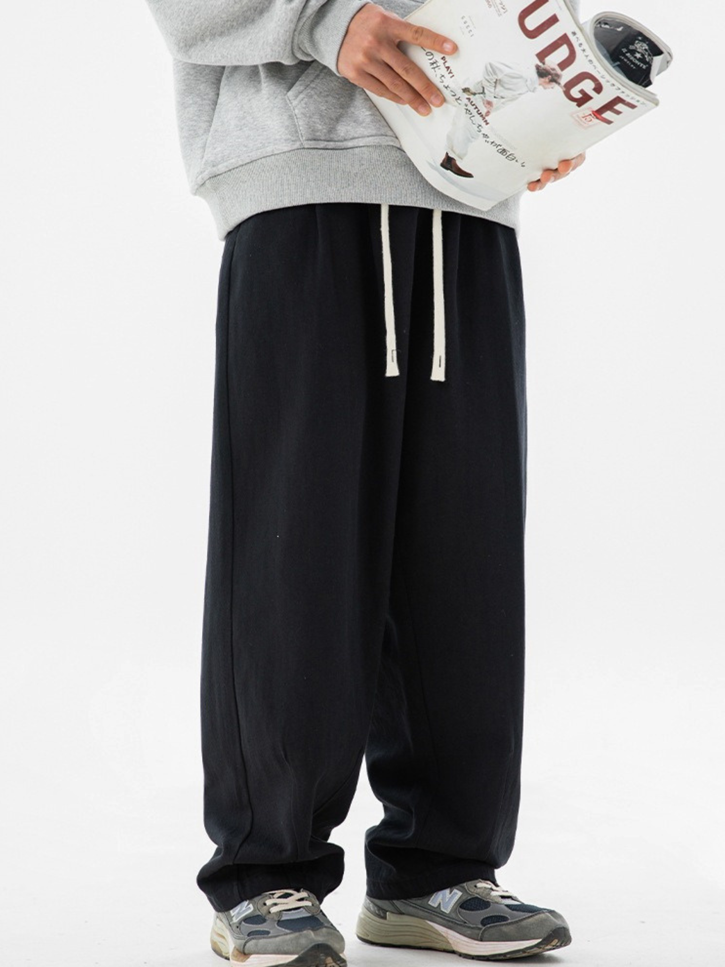 AlpineHike - Men's Washed Cotton Relaxed Fit Pants