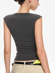 Falconcrest - Women's Striped Slim-Fit Tank Top