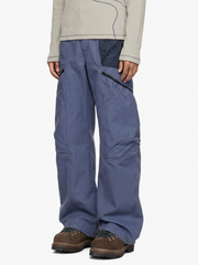 SleekLine - Men's Cross-Strap Multi-Pocket Curved Cargo Pants