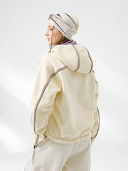 CrowPeak - Women's Colorblock Textured Zip-Up Jackets