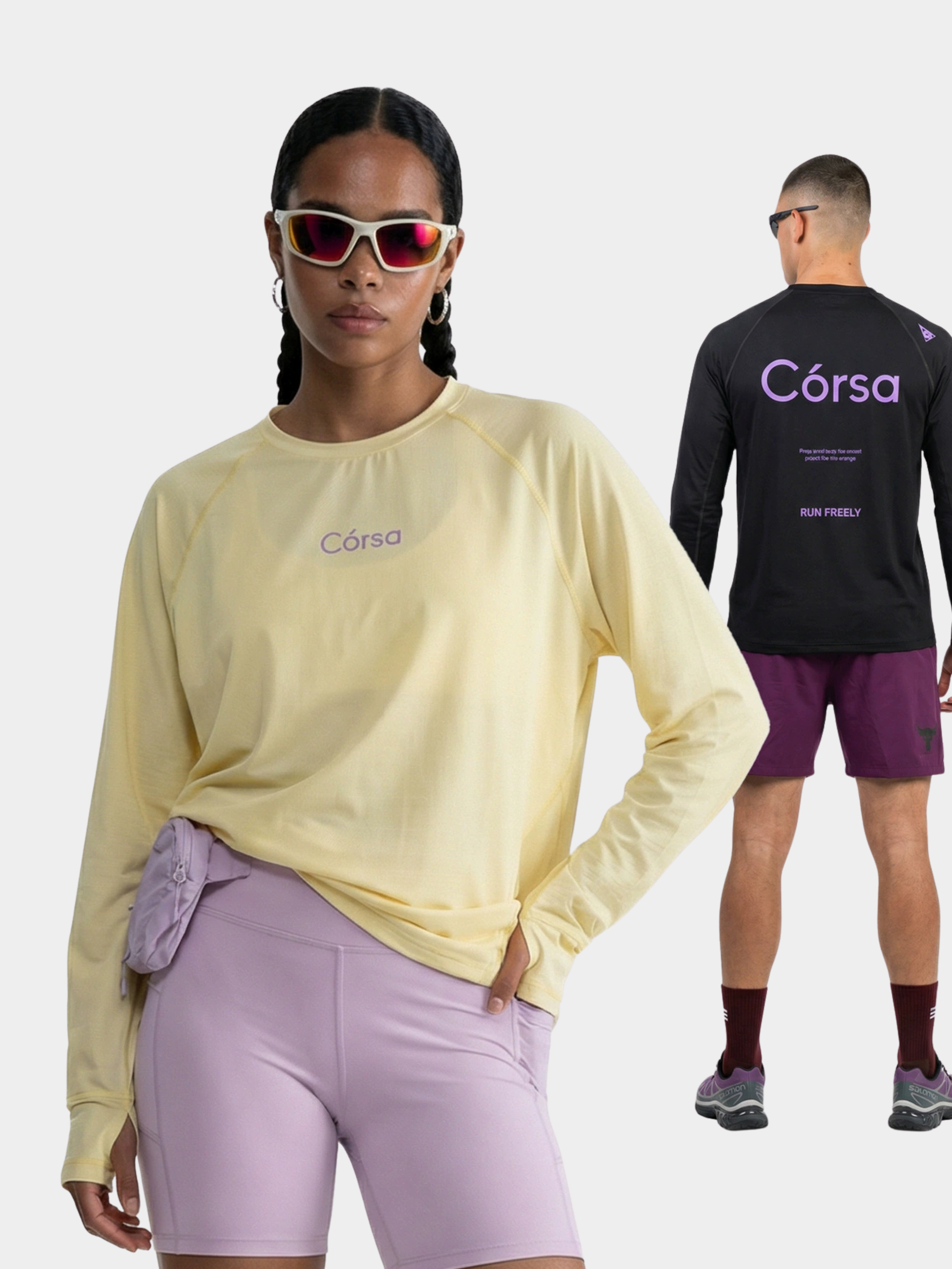 GreenRidge - Unisex Quick-Dry Contrast Color Performance T-Shirt
