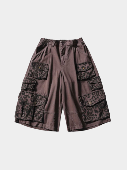 CampStick - Washed Solid Utility Cropped Pants