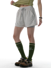 DryKit - Women's Double-Layer Quick-Dry Sports Shorts