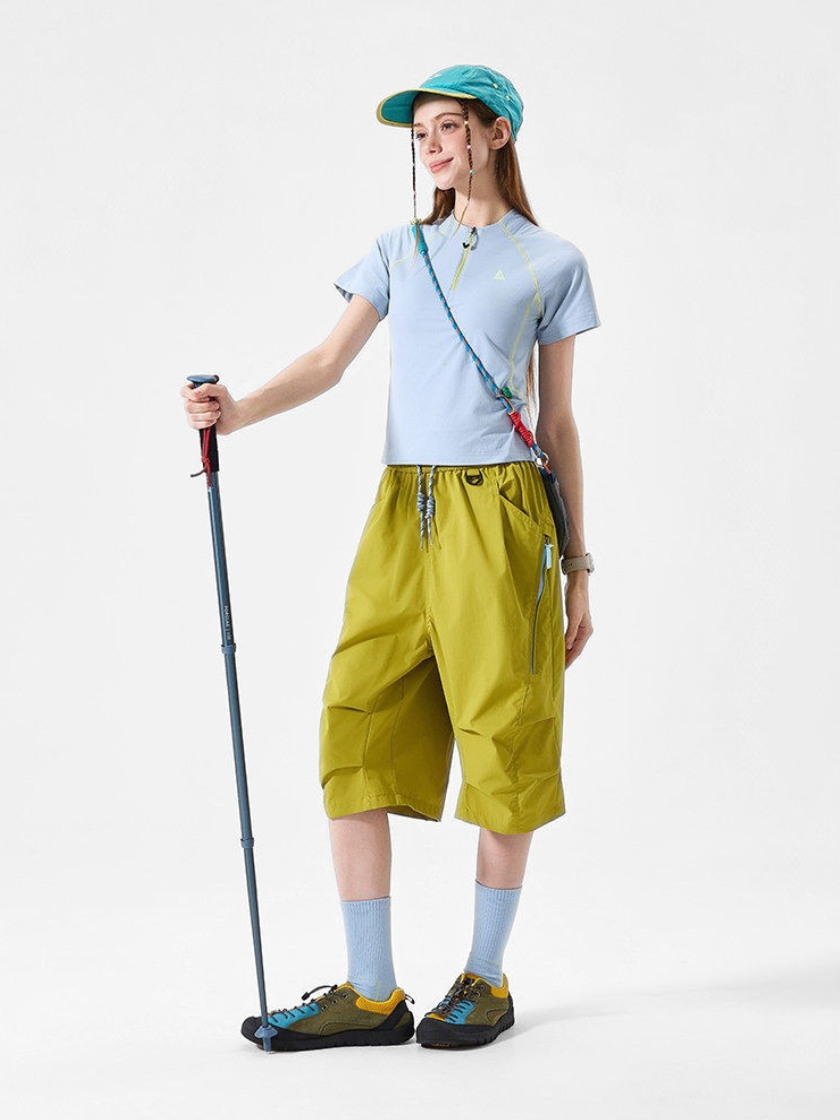 DewDash - Unisex Water-Repellent Wrinkle Utility Shell Shorts
