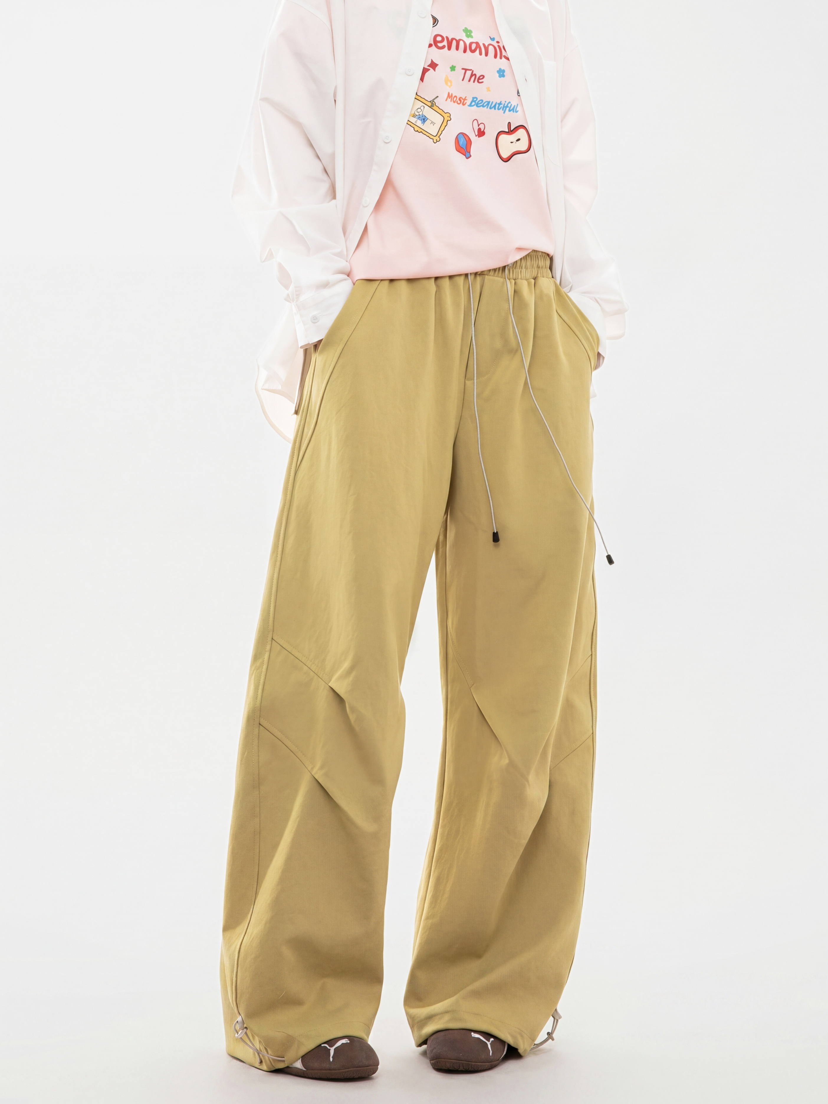FlintPeak - Ruched Drawstring Utility Pants