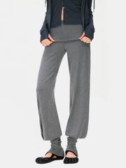 Hallowbrook - Women's Detachable Sock-Cuff Convertible Sweatpants