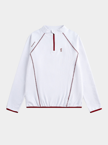 Forestway - Men's Quick-Dry Deconstructed Stitch Half-Zip Sweatshirt