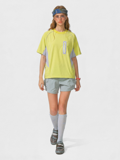 LightFlare - Colorblock Mesh Breathable Quick-Dry T-Shirt