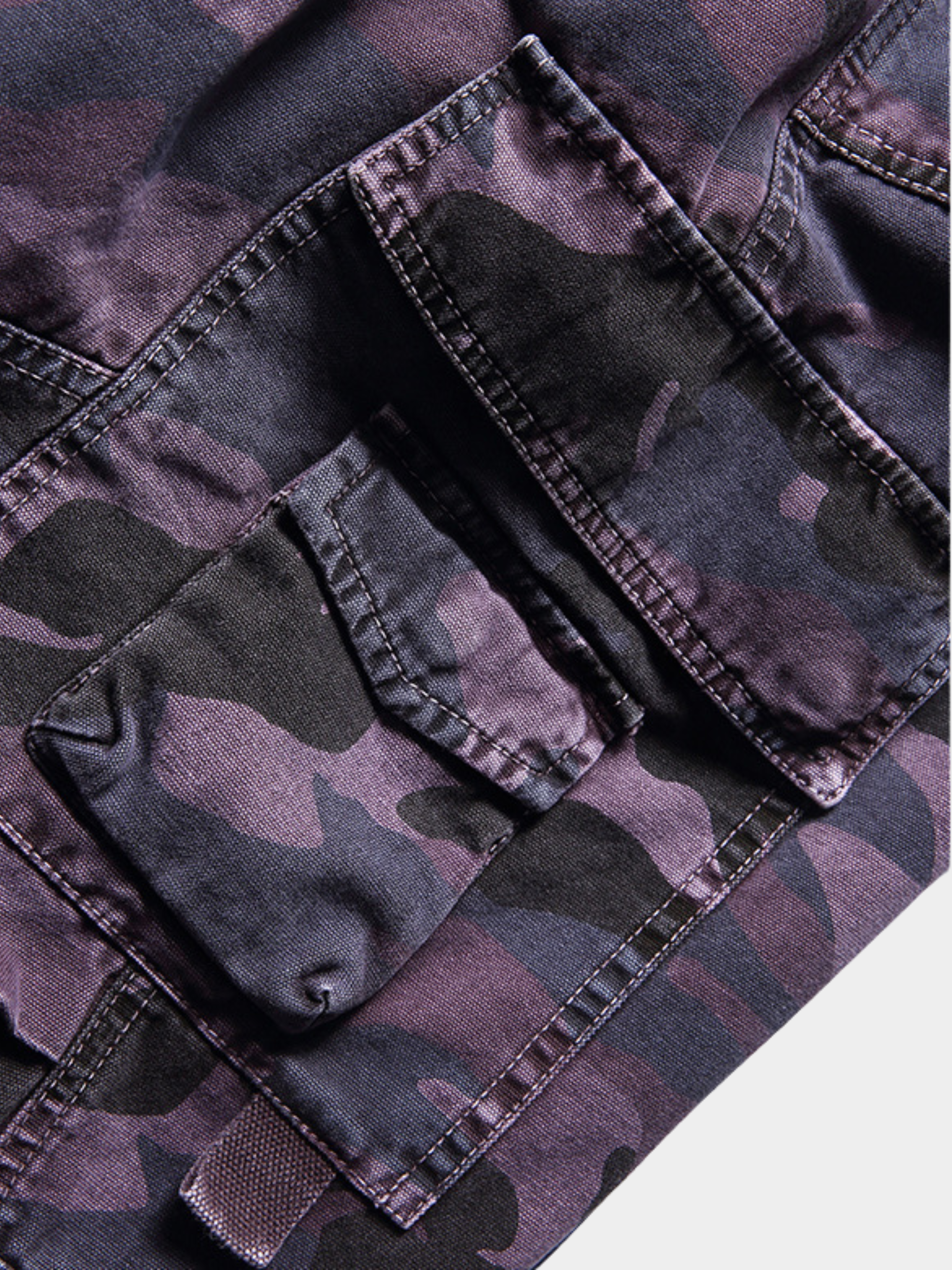 CampShell - Multi-Pocket Camouflage Relaxed Shorts