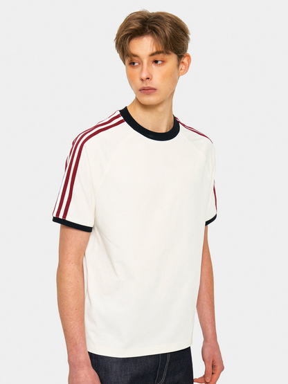 Dusttrail - Colorblock Cooling Striped Quick-Dry T-Shirt