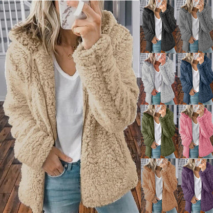 🔥LAST DAY 50% OFF🔥 Women's Hooded Wool Coat