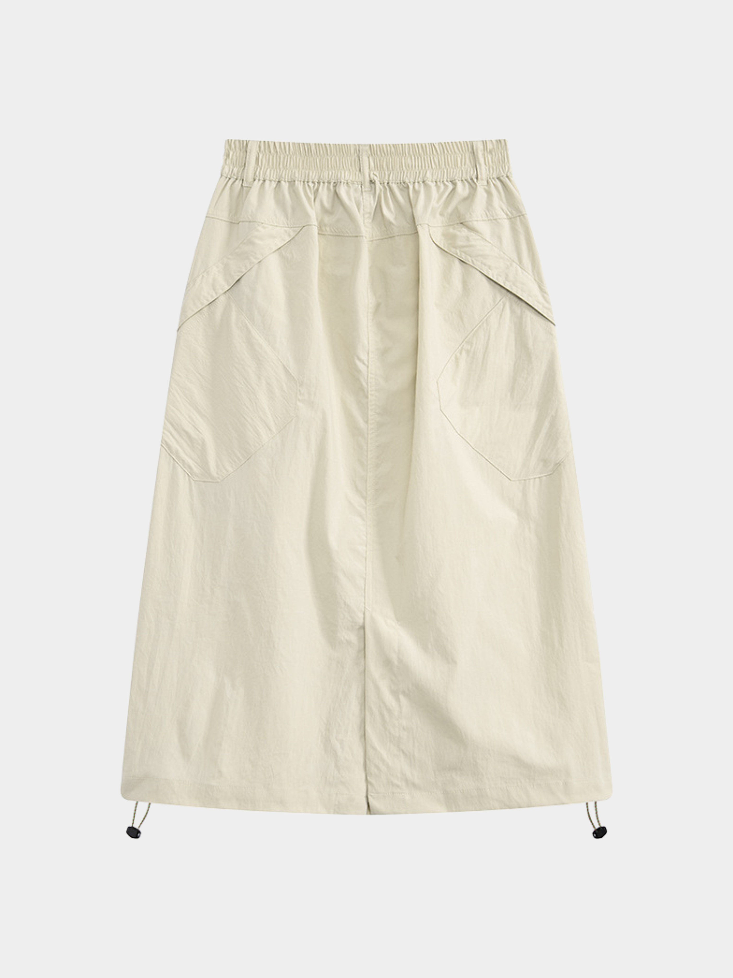 MontView - Women's Quick-Dry Drawstring Utility Midi Skirt