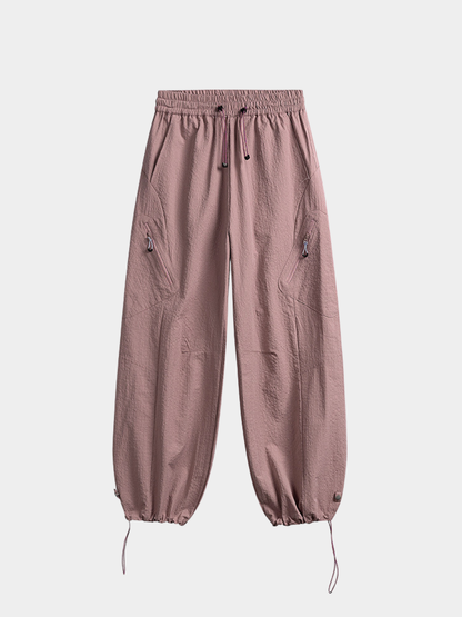 Thalax - Women's Large Pockets Water-Repellent Paratrooper Pants