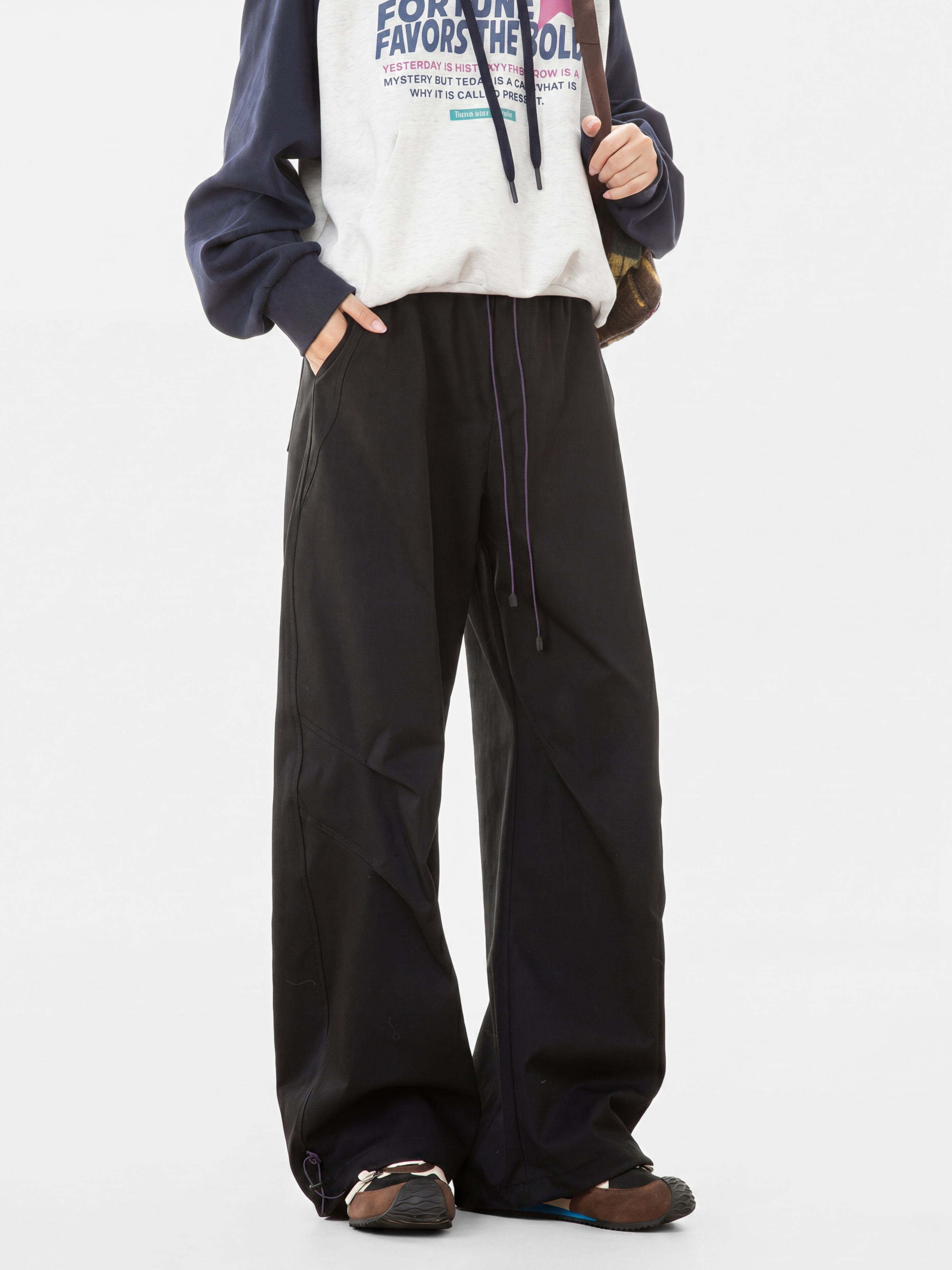 FlintPeak - Unisex Ruched Drawstring Utility Pants