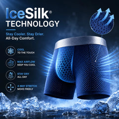 🔥2026 HOT SALE🔥 Premium All-Day Comfort IceSilk Mesh Men's Boxer