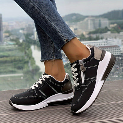 🔥Last Day Promotion 60% OFF - Women's Comfortable Side-Zip Thick-Sole Orthopaedic Sneakers